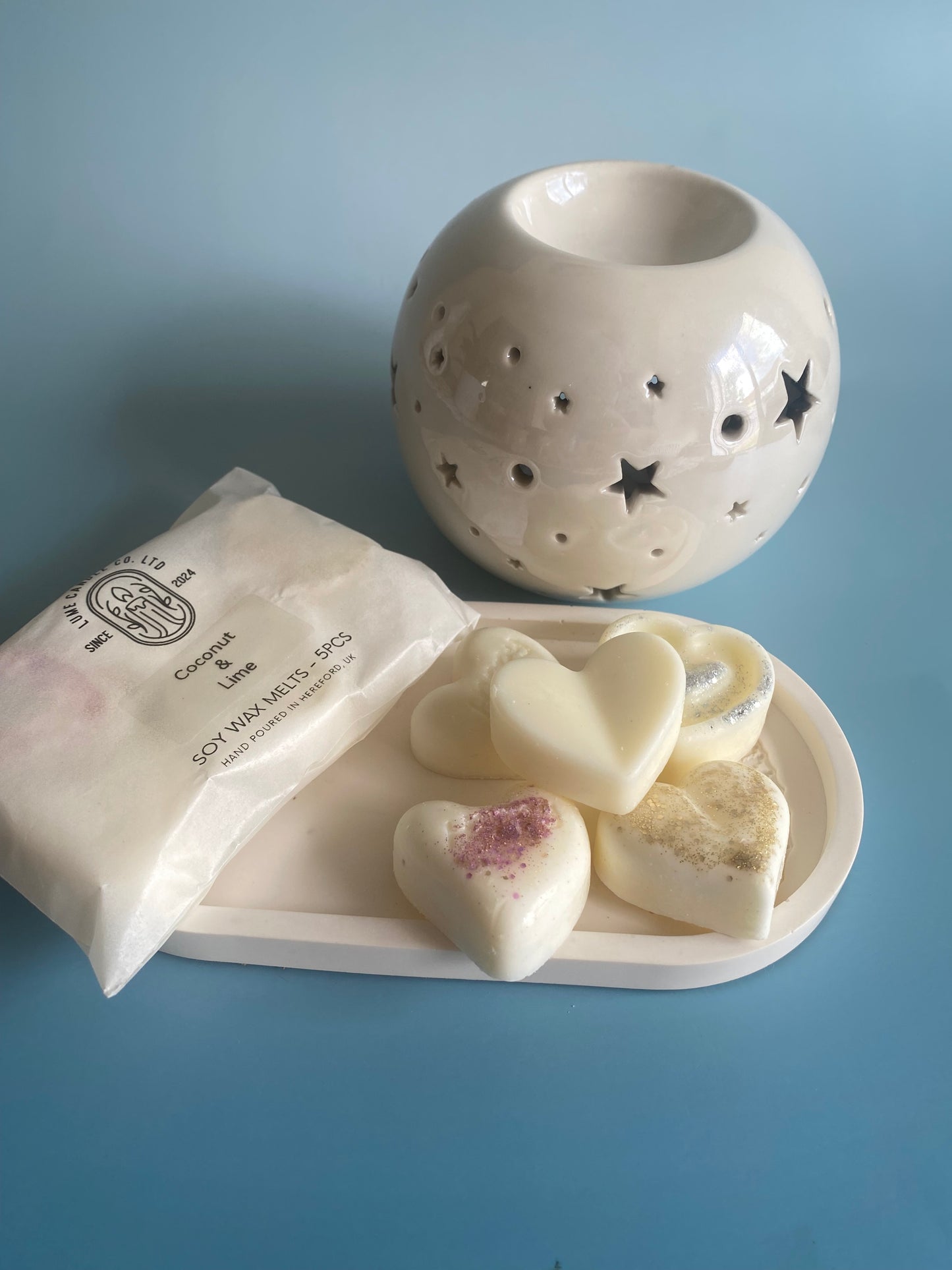 Heart Wax Melts - 5pcs