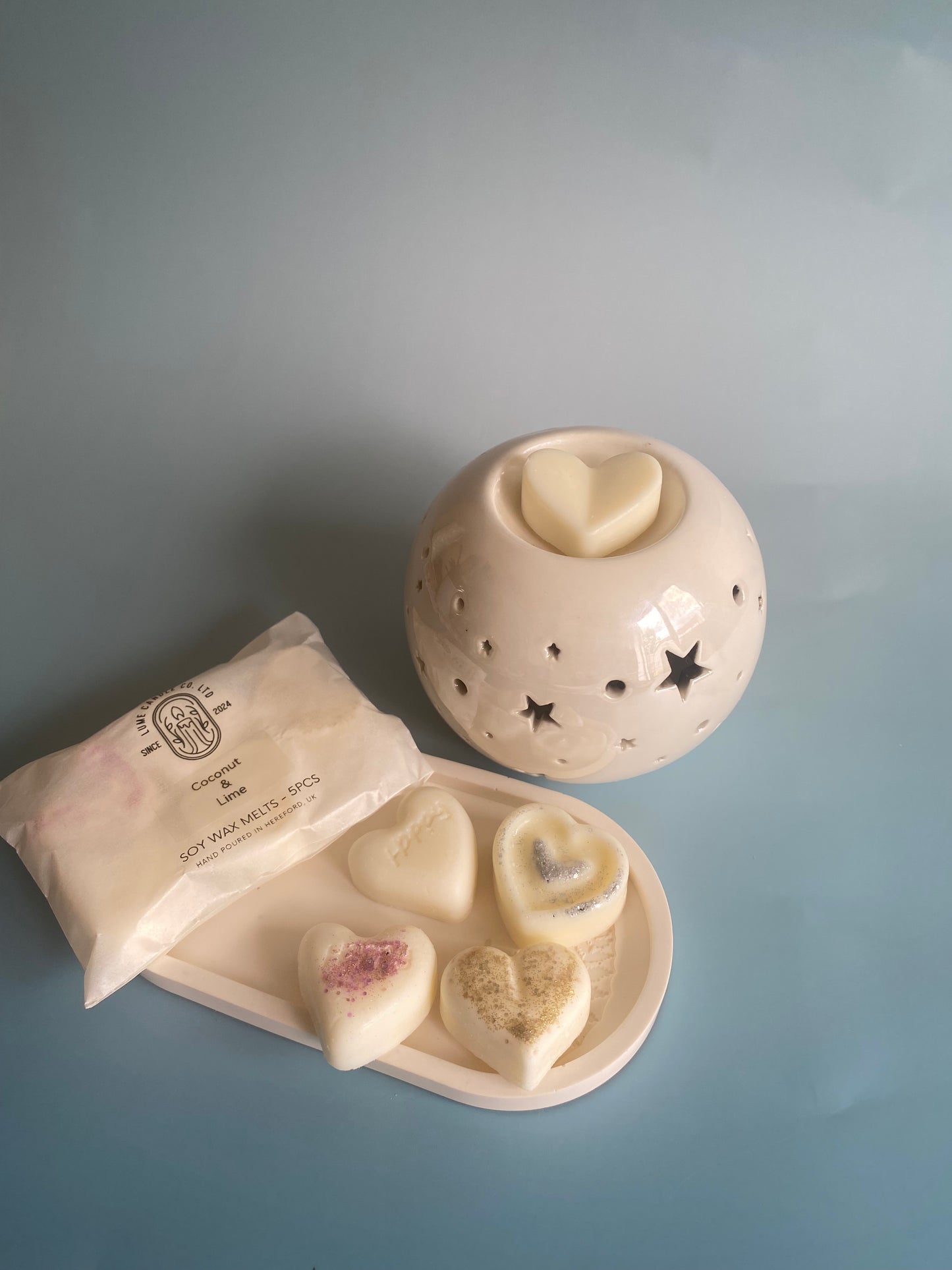 Heart Wax Melts - 5pcs