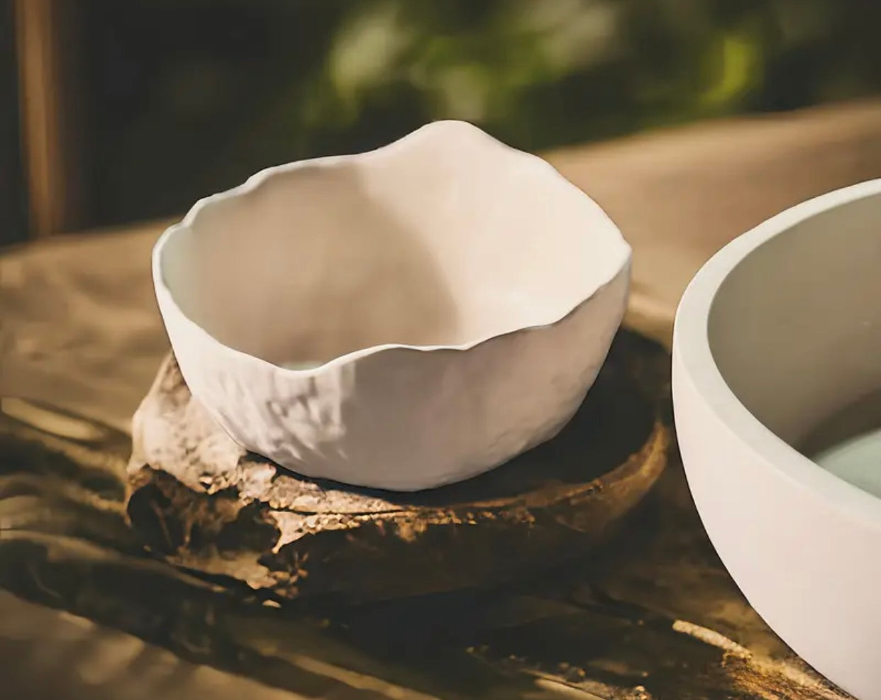 Irregular Jesmonite Candle Bowl
