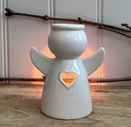 Ceramic Angel Wax Burner Gift Set