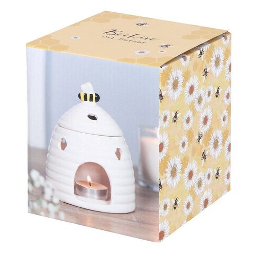 White Beehive Ceramic Oil Burner
