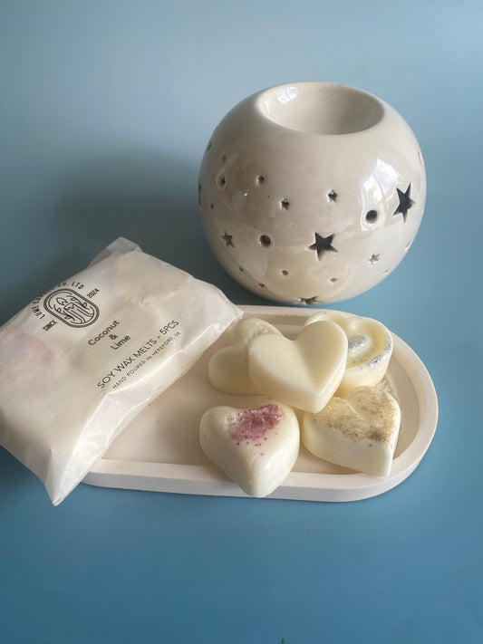 Heart Wax Melts - 5pcs
