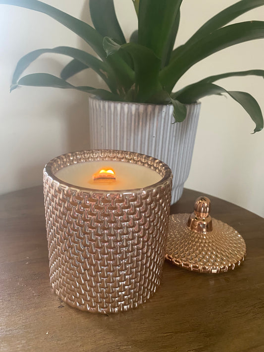 Raindrop Geo Candle