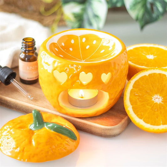 Orange Fruit Ceramic Wax/Oil Burner