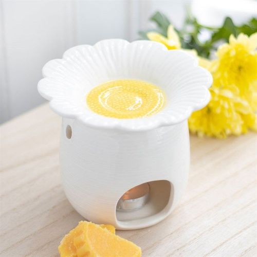 Daisy Shaped Ceramic Wax/Oil Burner